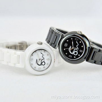 New Design High-quality Luxury Ceramic Watches for Ladies, 3ATM Waterproof, Japan Quartz Movement